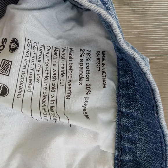 Sonoma Goods For Life Girlfriend Jeans, Patch Wash, 12 - Picture 6 of 8